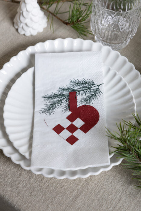 Hjärta  Papierserviette von Storefactory