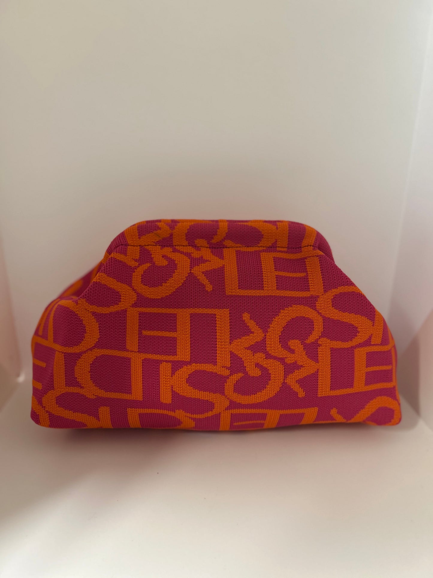 Tasche dunkelpink-dunkelorange