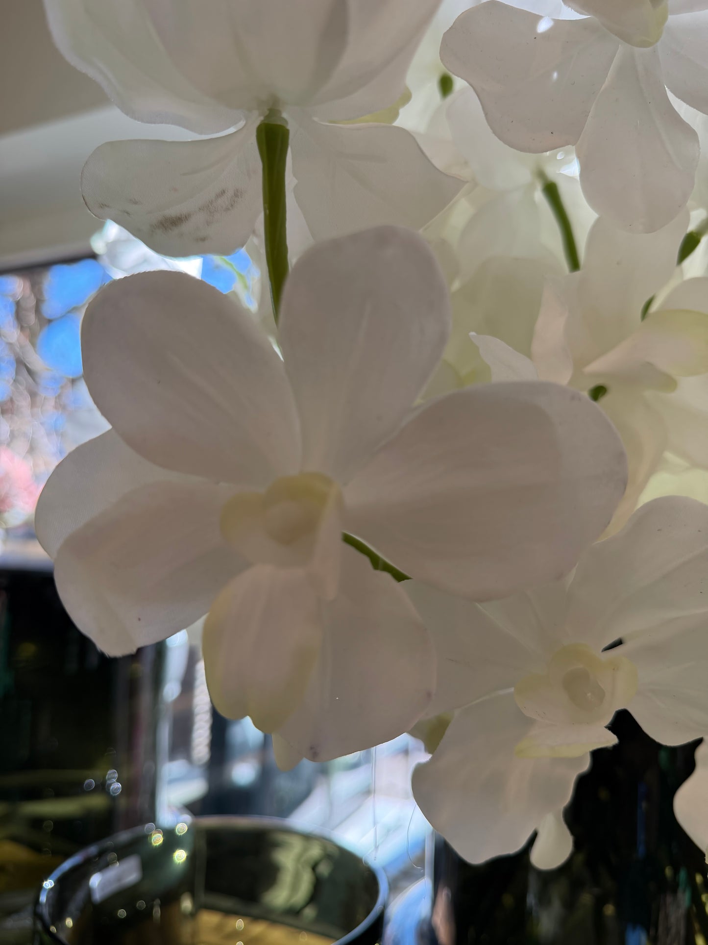 Seidenblumen/Kunstblume Ochidee Wanda