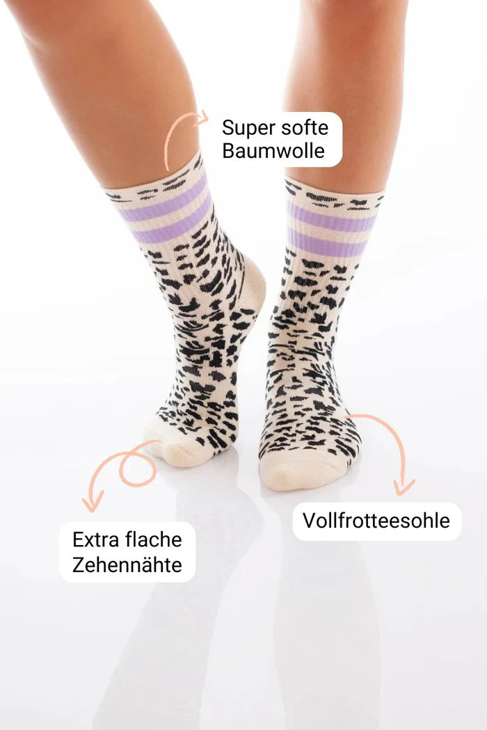 Socken Dailysocks Amanda Rosa/Burgunder