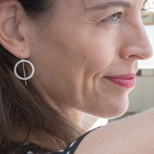 Susi Cala Aretes Hippies Ohrringe Silber