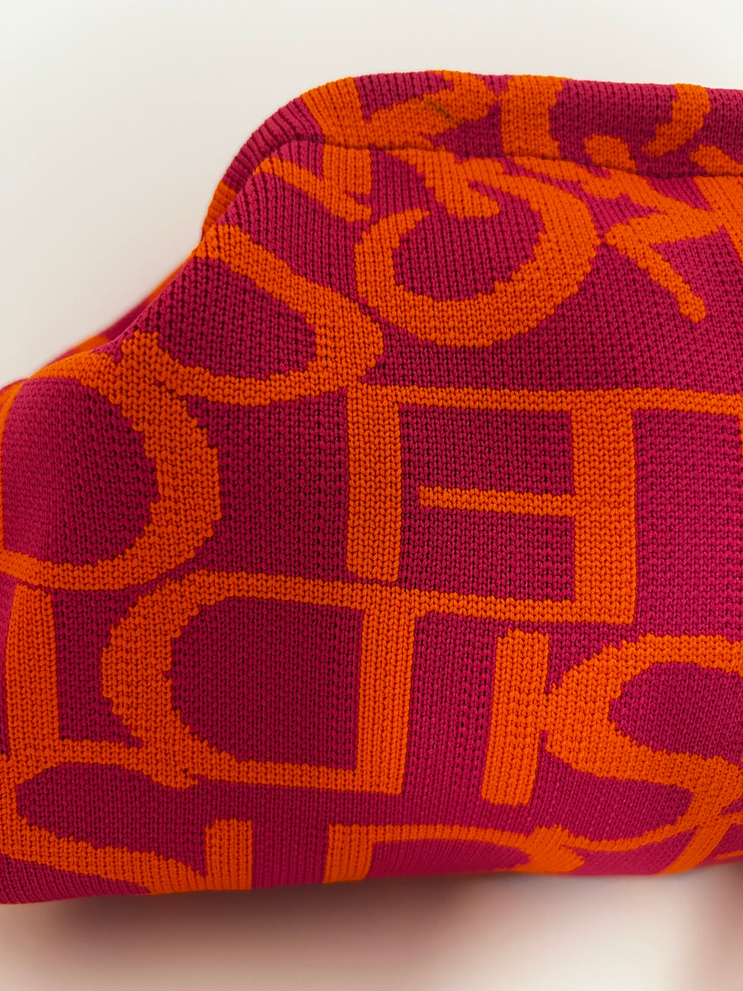 Tasche dunkelpink-dunkelorange