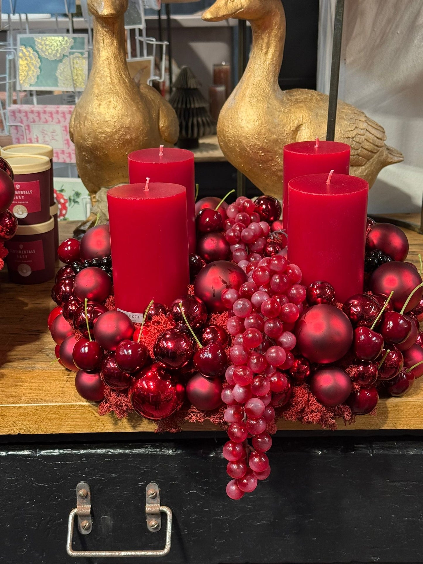 Adventskranz Cherry