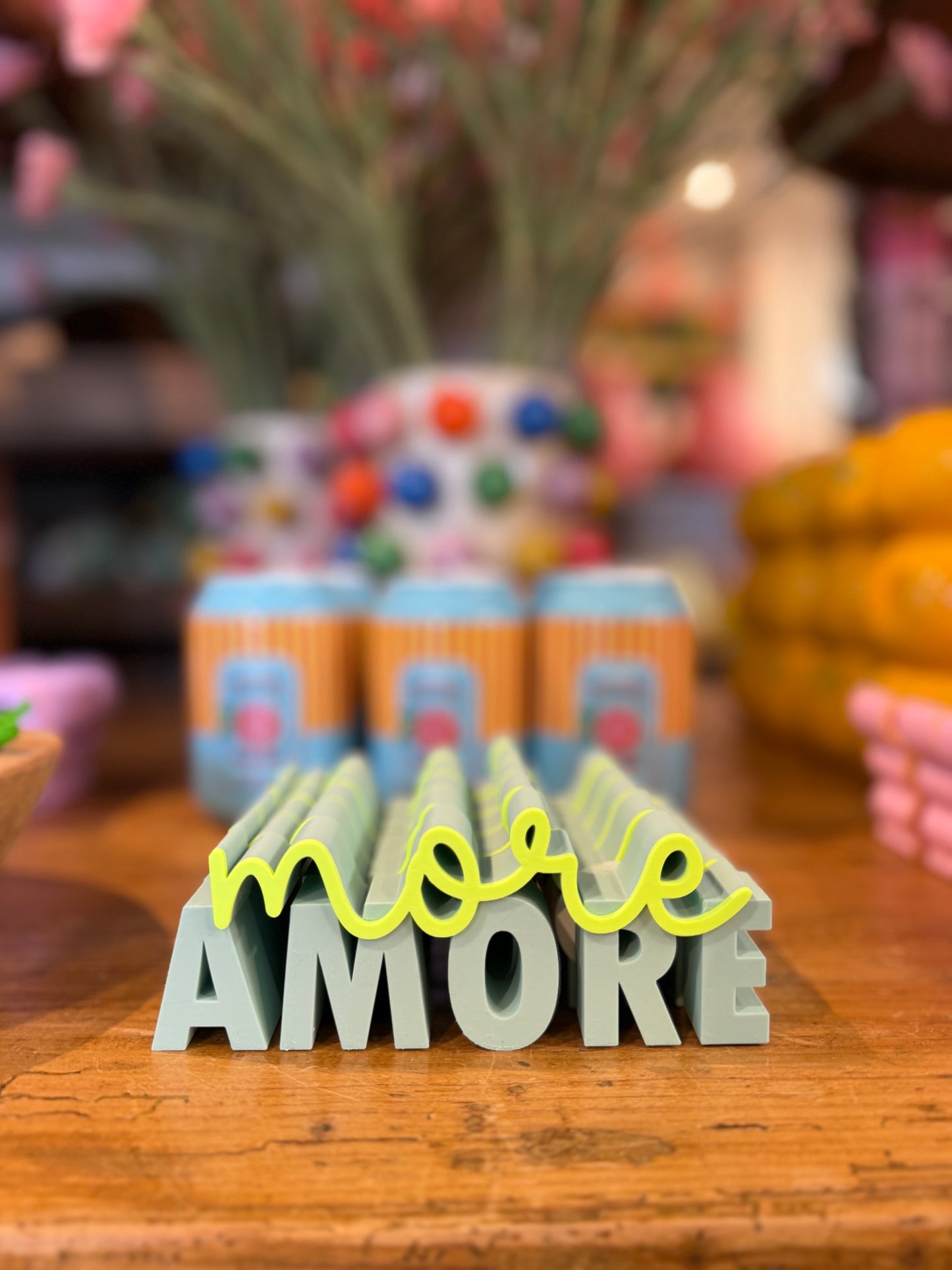 Schild Aufsteller more Amore