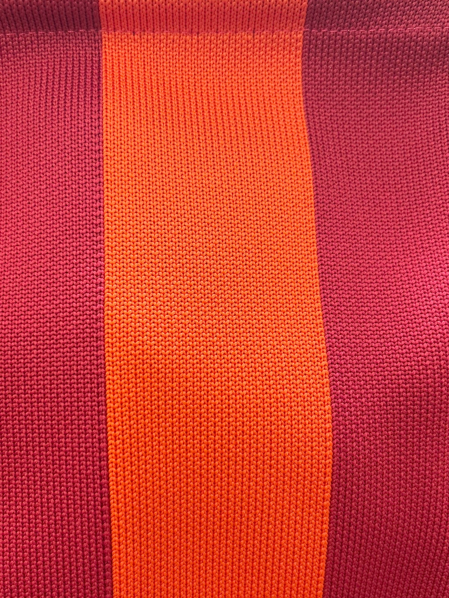 Tasche orange-beere streifen