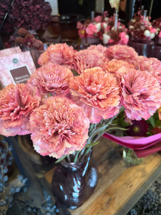 Seidenblume/Kunstblume  Nelke Pink