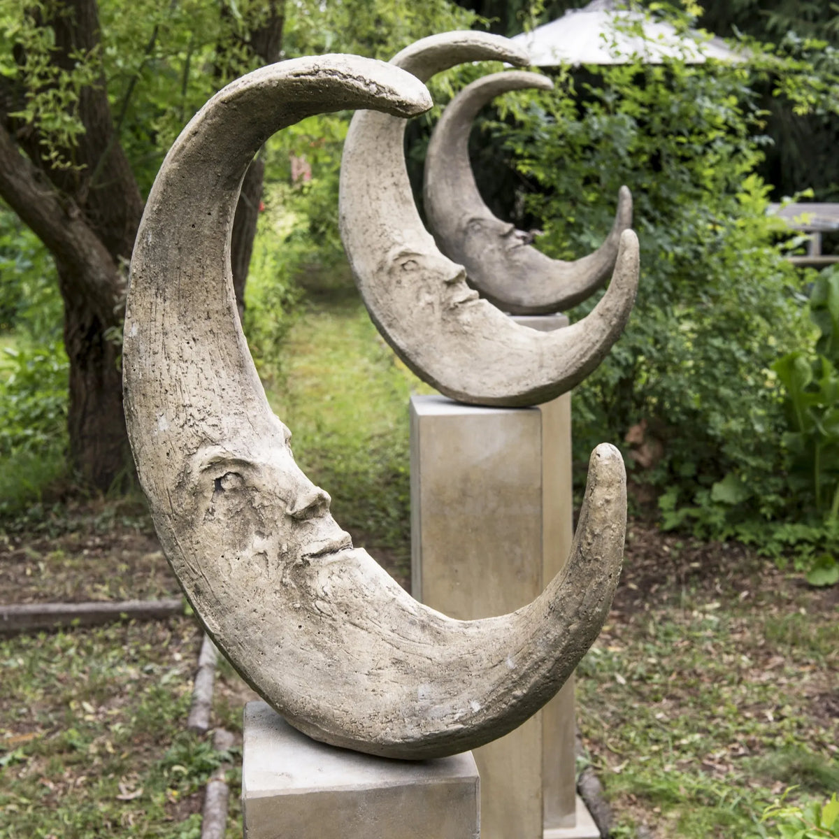 Gartenkunst Mond Luna Natur oder Kupfer
