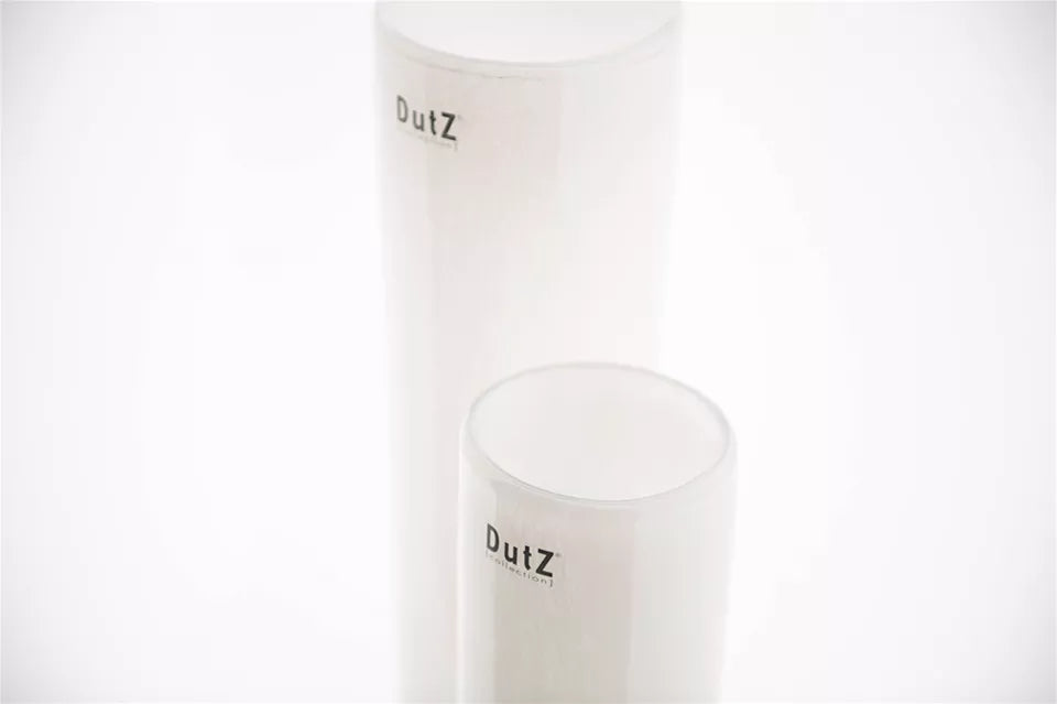 Cylinder Vase von DutZ in weiß