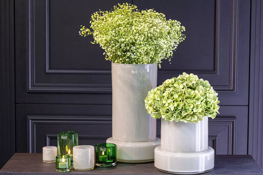 DutZ Vase Sharpo in light Grey drei Größen