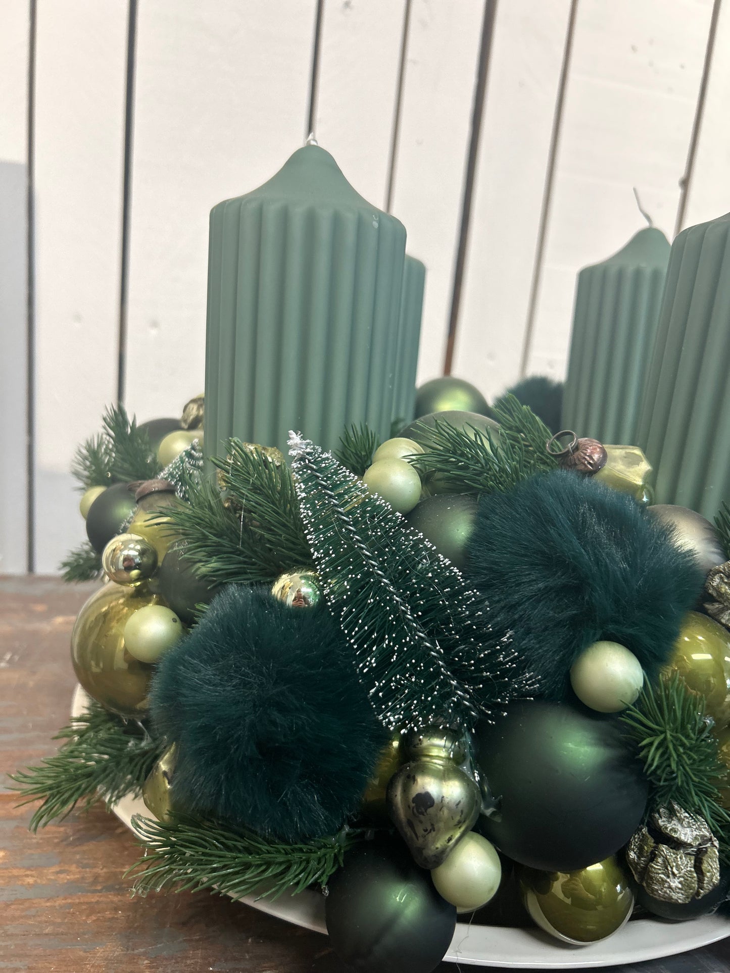 Adventskranz "Carina" Dunkelgrün