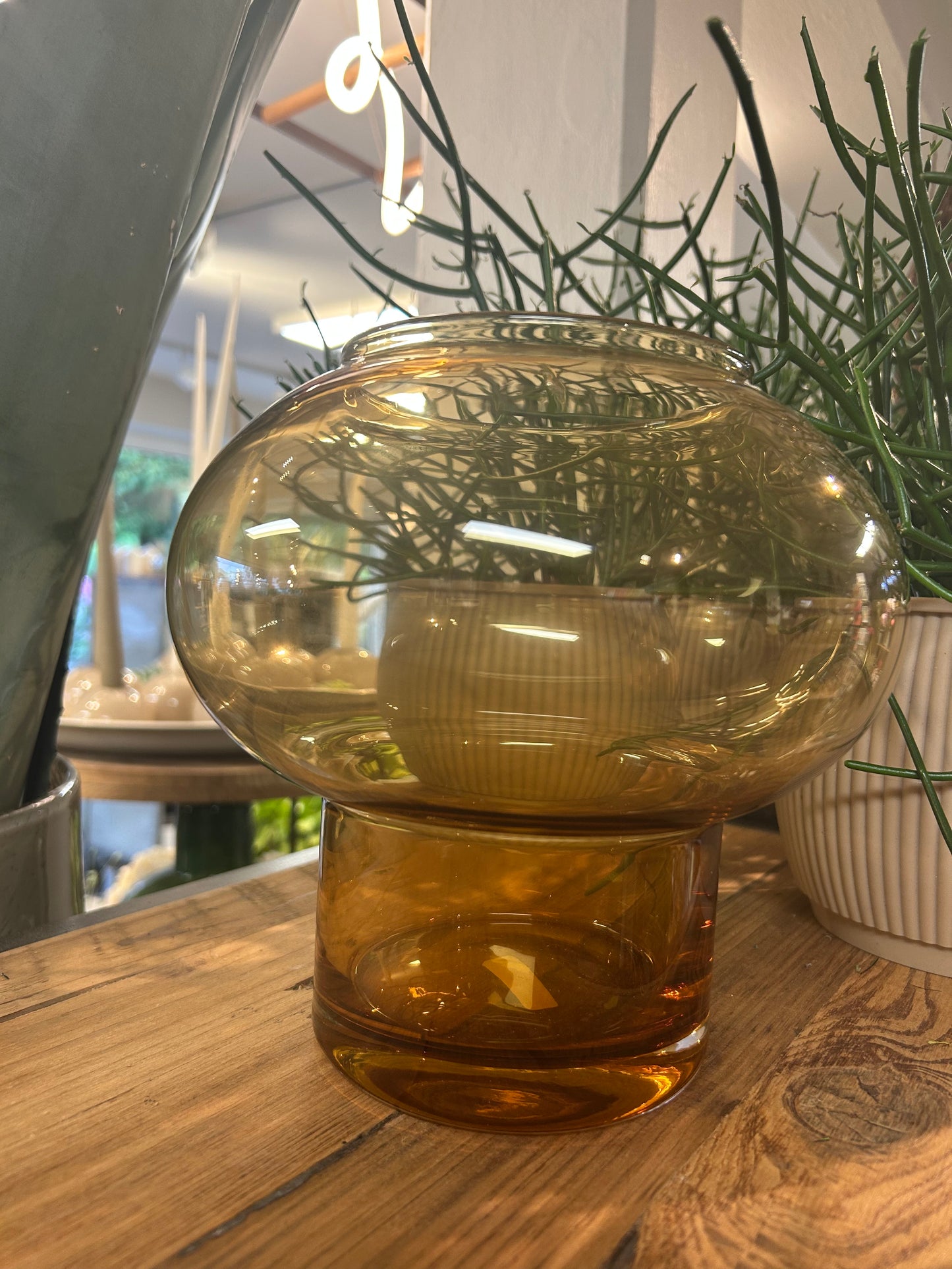 Glasvase Amber