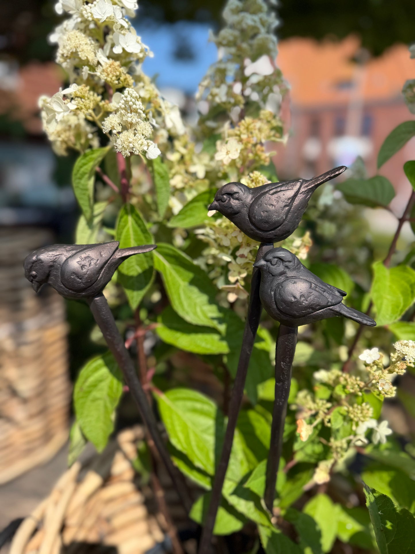 Gartenstecker Spatz