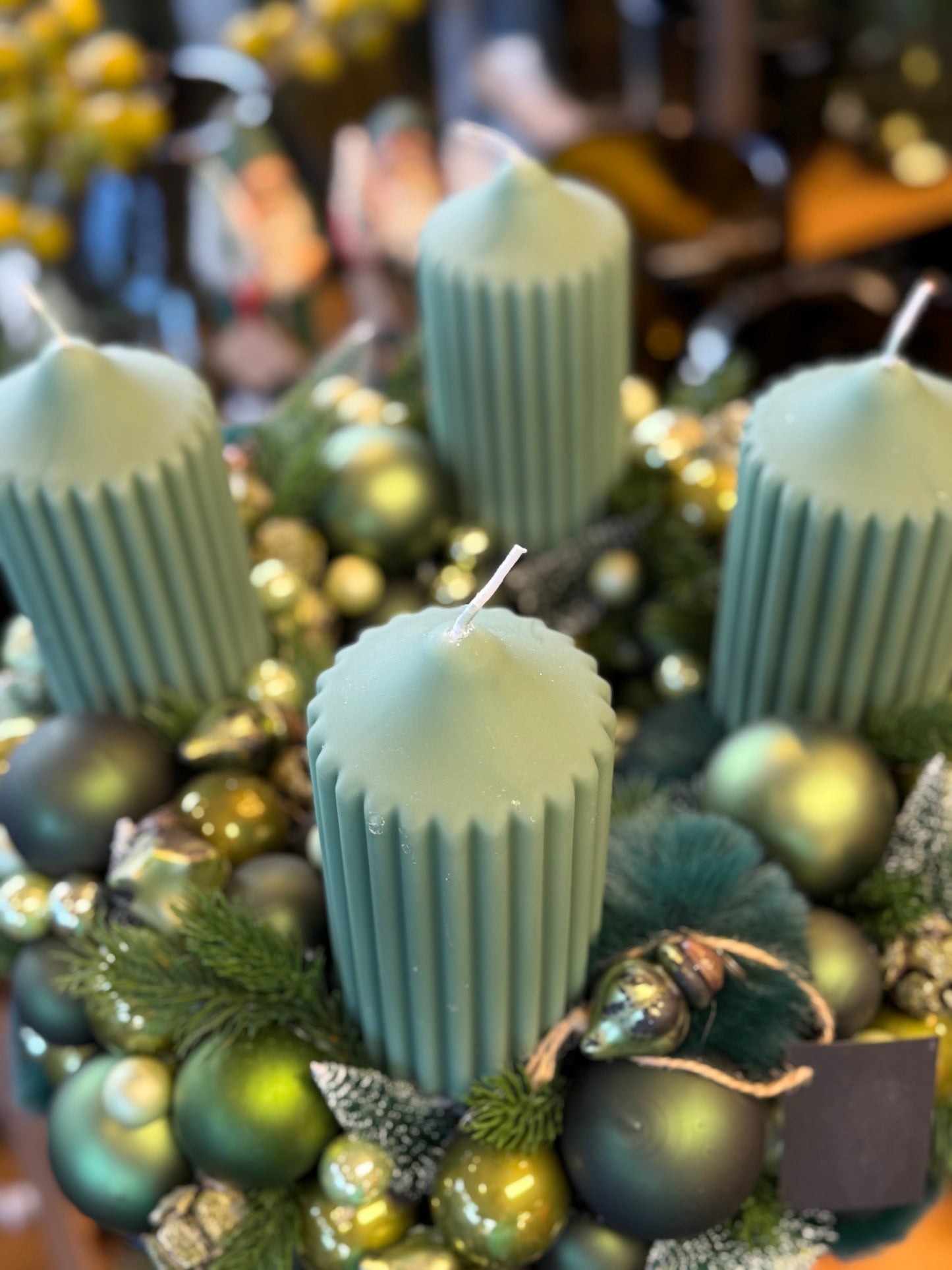 Adventskranz "Carina" Dunkelgrün