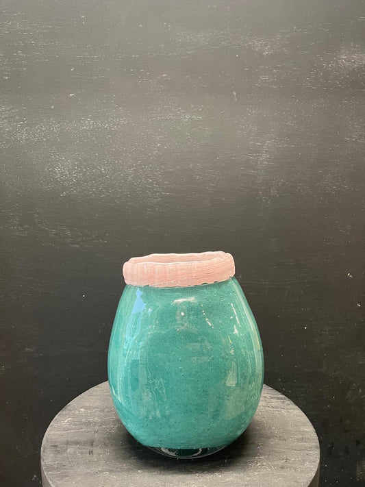 Glas-Vase Nami in Mint
