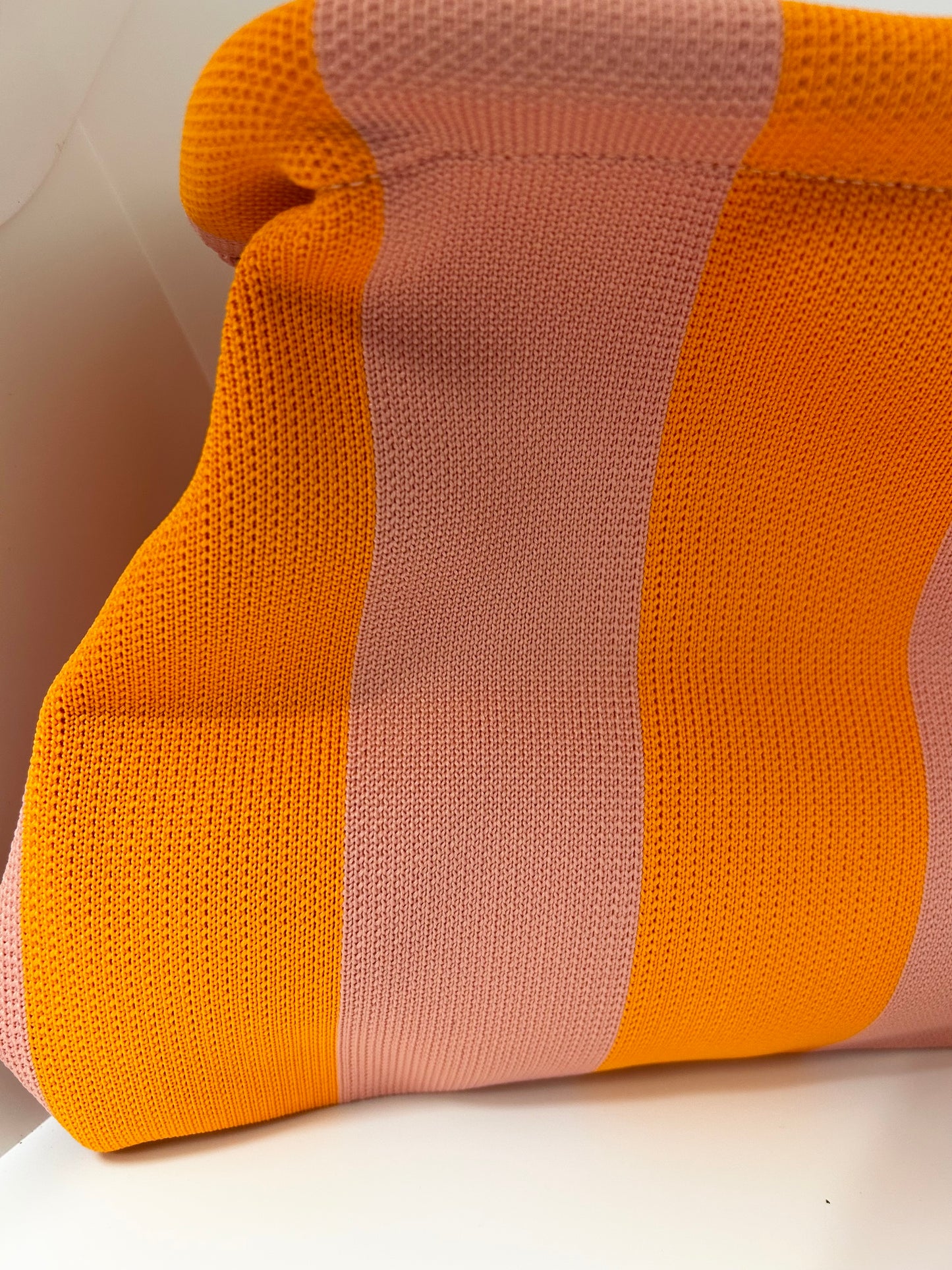 Tasche rosa-orange streifen
