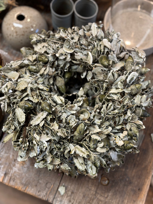 Wachskranz grün Einzelstück