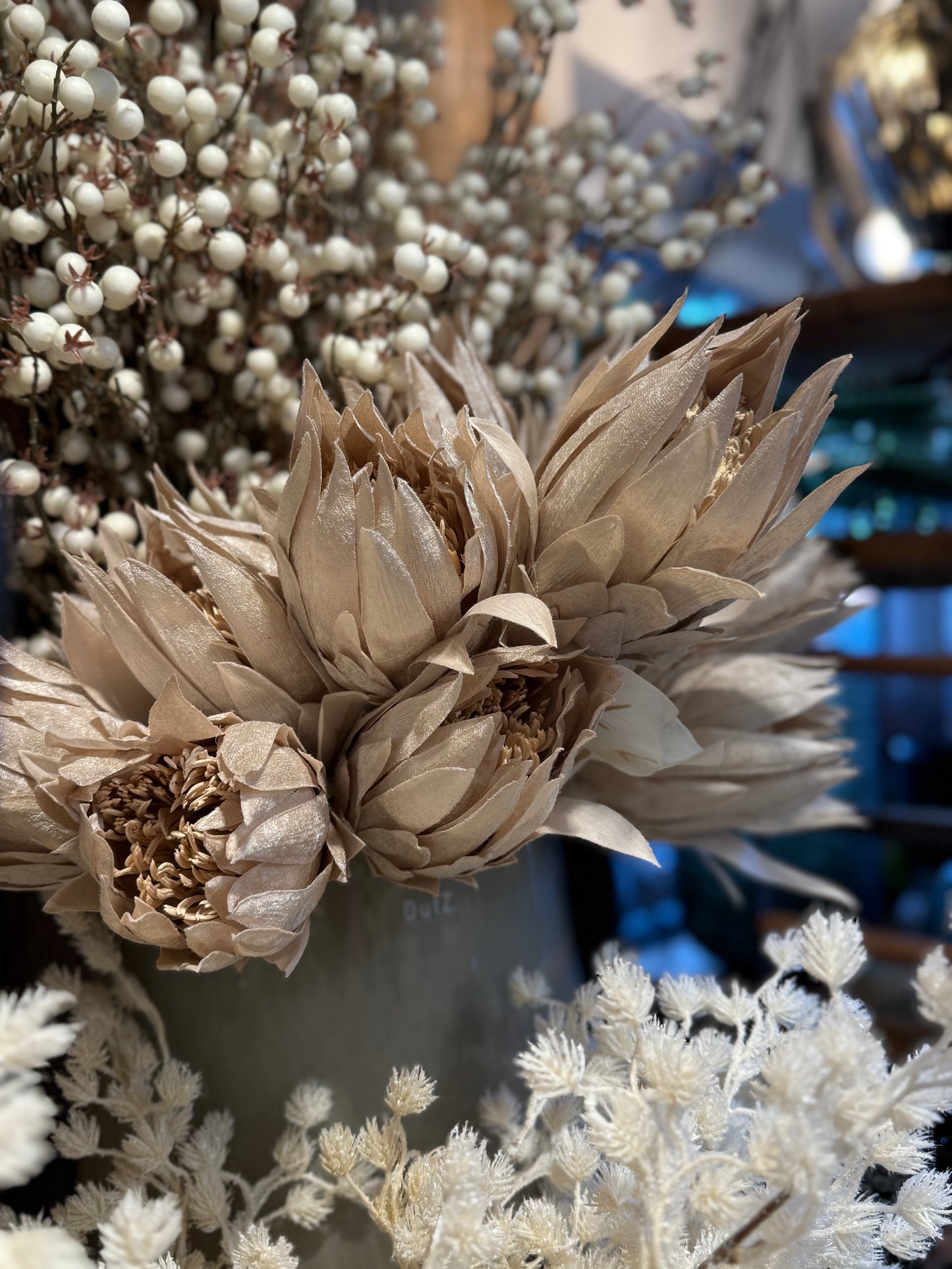 Seidenblume/Kunstblume Königsprotea