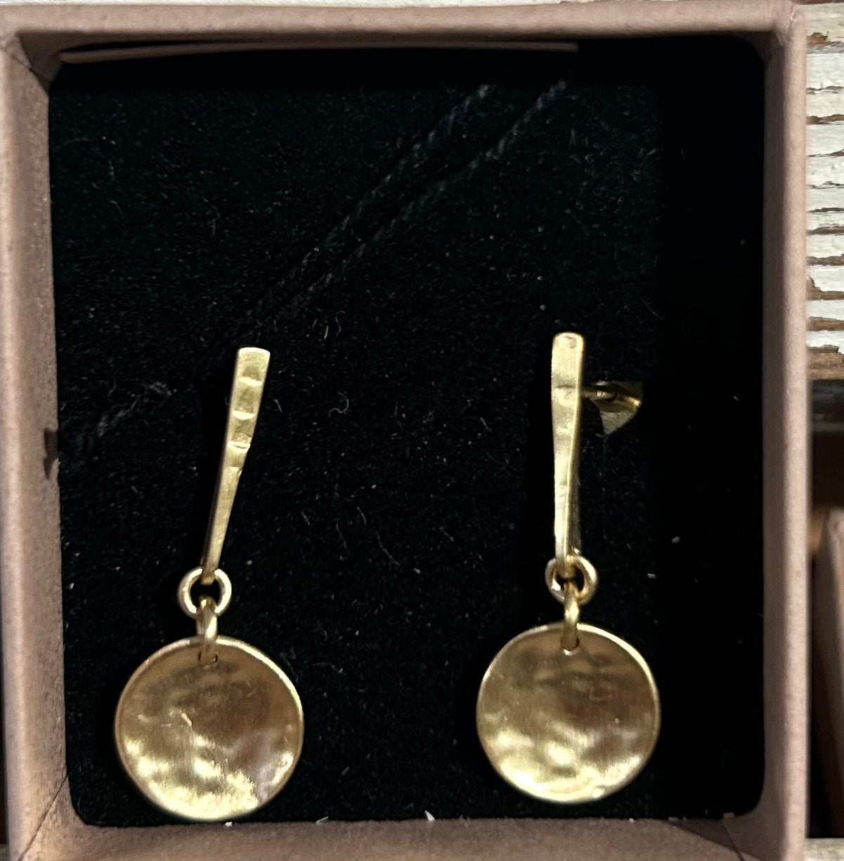 Susi Cala  Moon S Hängeohrringe Sterling Silber vergoldet