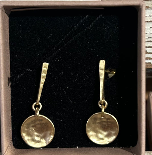 Susi Cala  Moon S Hängeohrringe Sterling Silber vergoldet