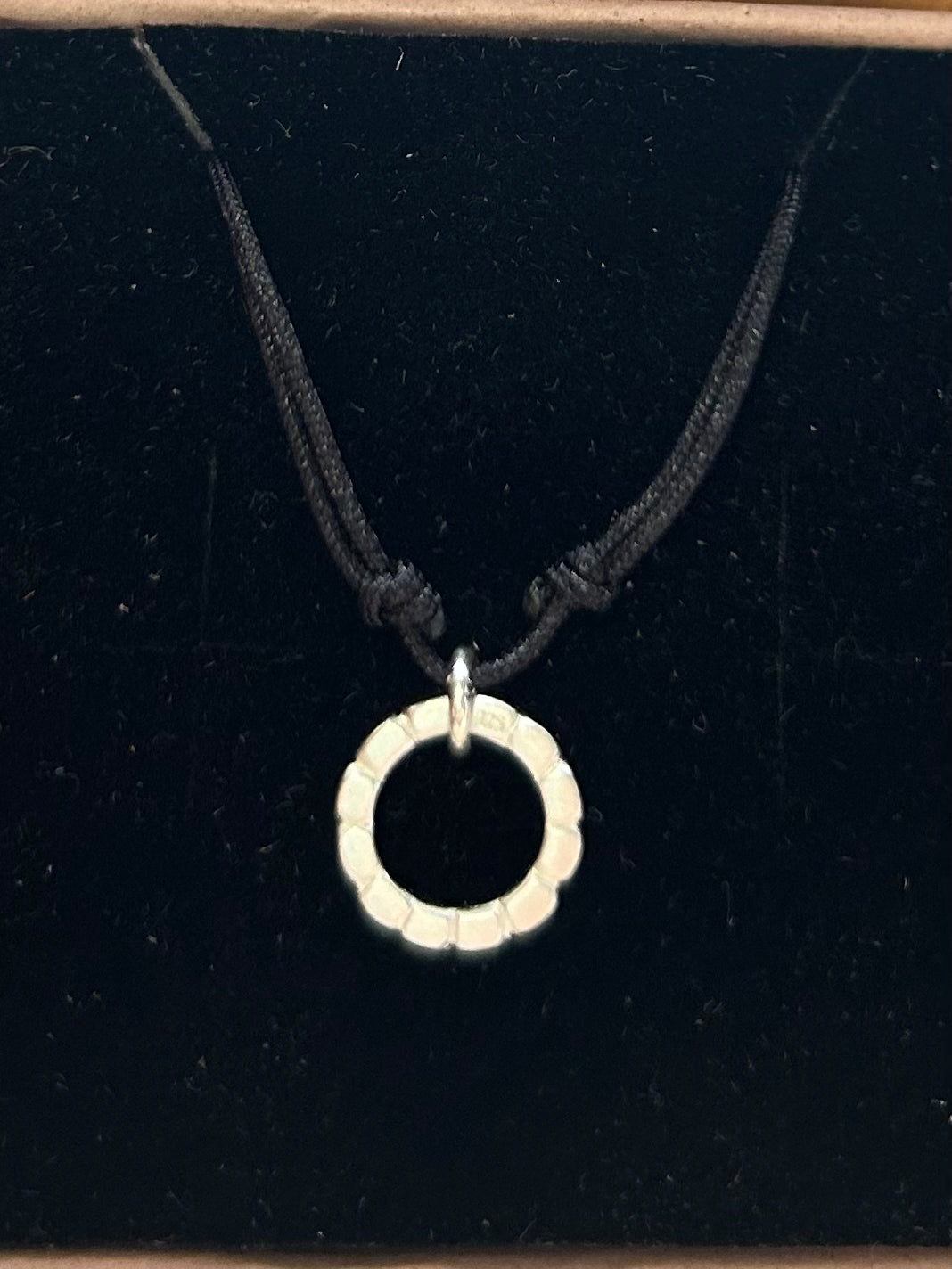 Susi Cala Camu Circle Mini Nylon Kette Sterlingsilber