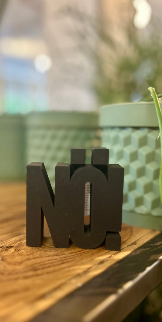 "NÖ" Aufsteller schwarz