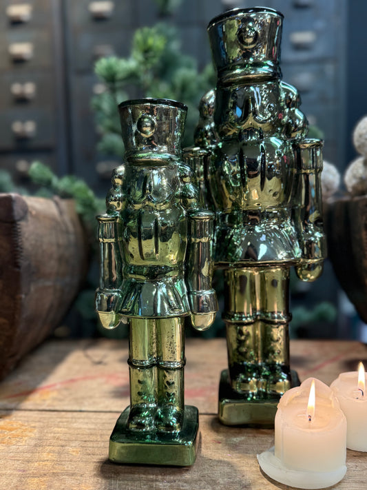 Nussknacker Glas Grün L