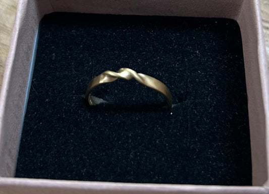 Susi Cala Twist&Shout Ring Silber vergoldet