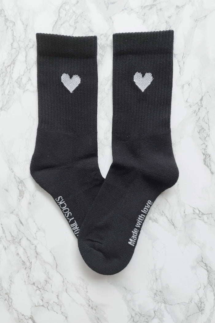 Socken Dailysocks HIÄRTKEN Schwarz
