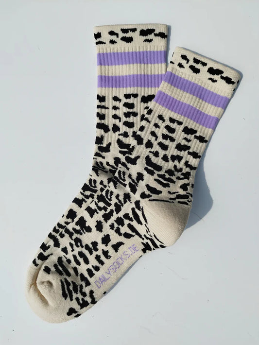 Socken Dailysocks Amanda Latte/Lila