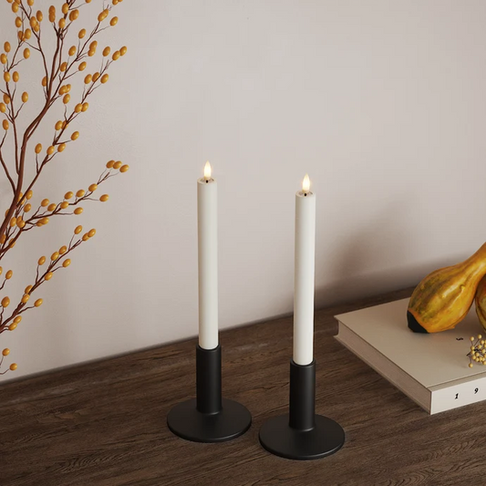 LED Stabkerzen Set  in Weiß von Deluxe