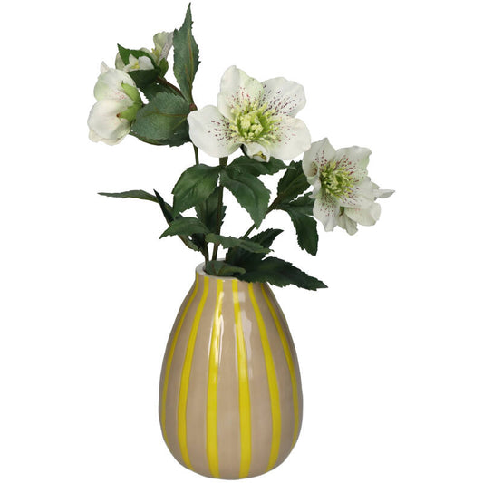 Vase Gelbe Streifen