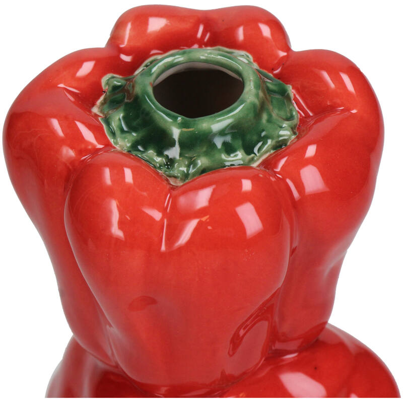 Vase roter Paprikaturm