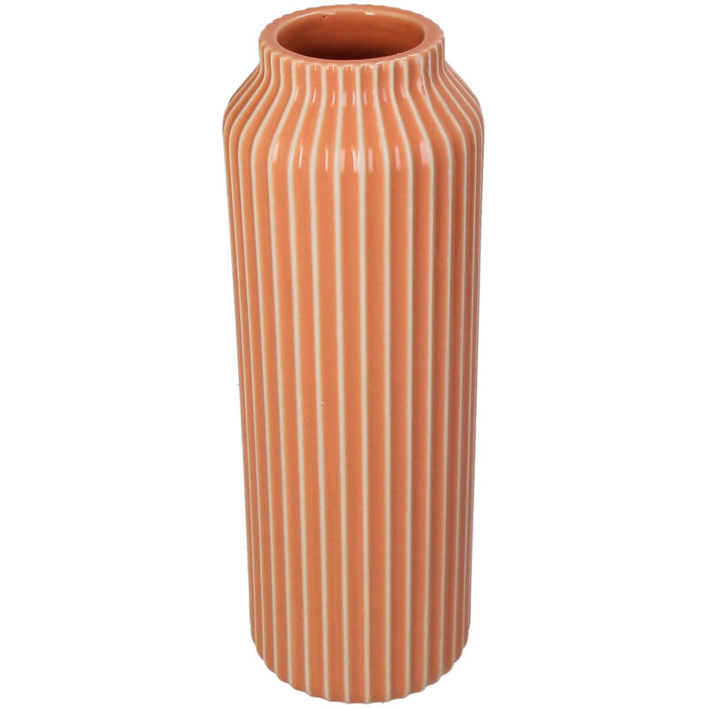 Vase Steingut Orange