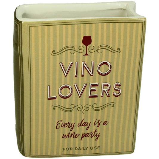 Vase Buch Vino Lovers