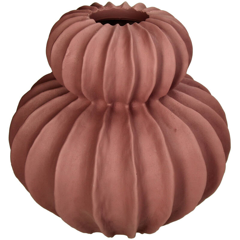 organische Vase Mauve