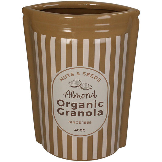 Vase Granola Mandel