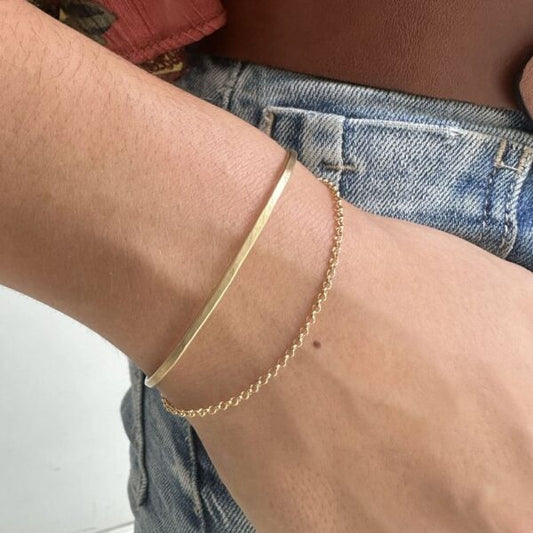 Susi Cala Kam Chain Armband Silber vergoldet