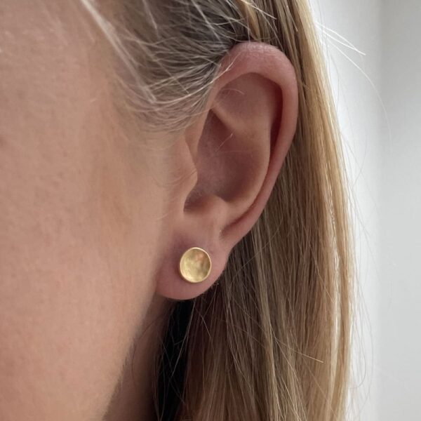 Susi Cala Ohrringe Moon 'XS' Sterlingsilber vergoldet
