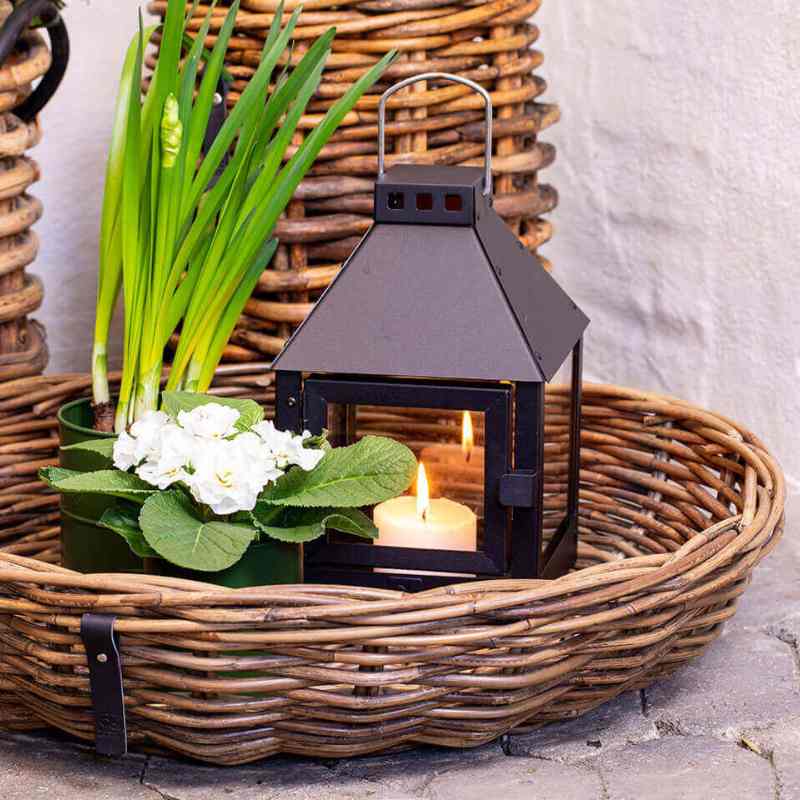 A2 Rundes Rattan Tablett Midi von A2 Living
