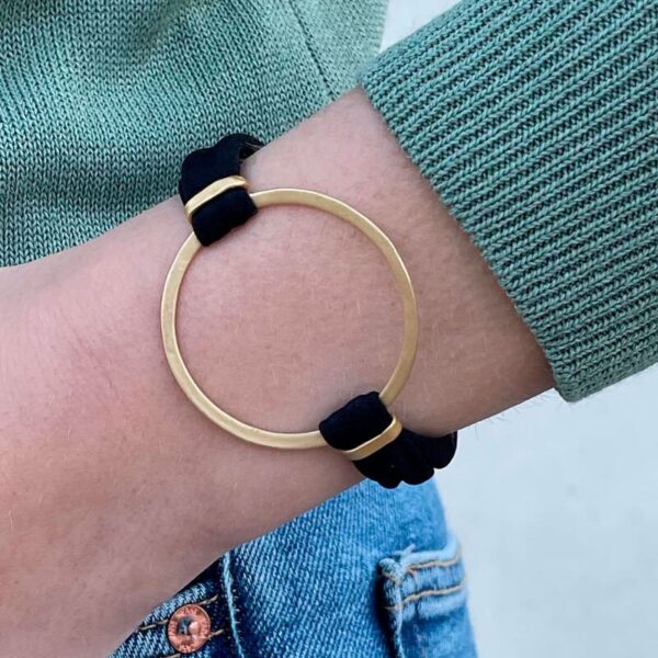 Susi Cala Hoop XL Sandra Armband Stelingsilber vergoldet
