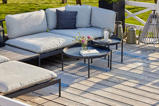 Teppich Savanne in Blue  In und Outdoor