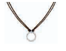 Susi Cala Camu Circle Mini Nylon Kette Sterlingsilber