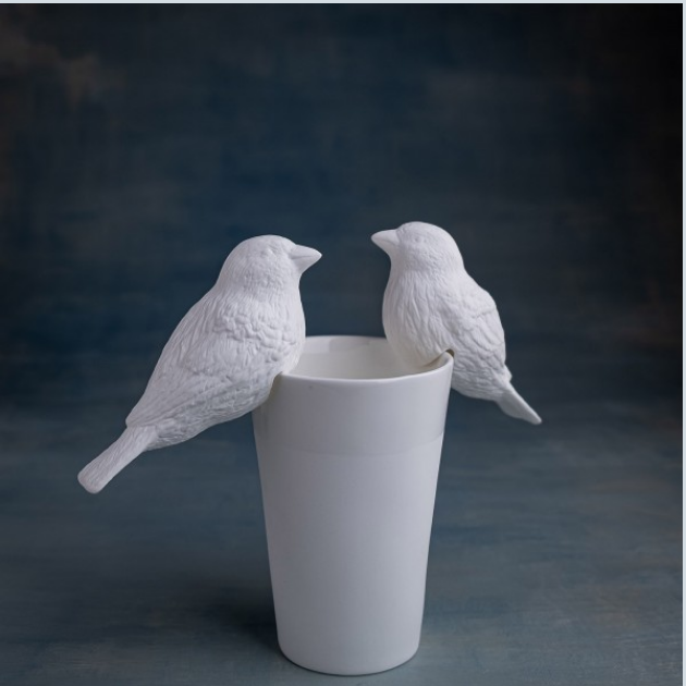 Spatz Vogel Deko-Objekt