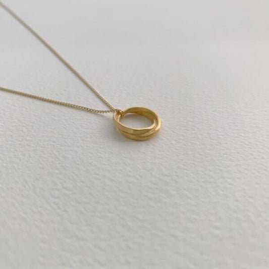 Susi Cala Sophie Kette mit Anhänger Twin ‘S’ Sterling Silber vergoldet