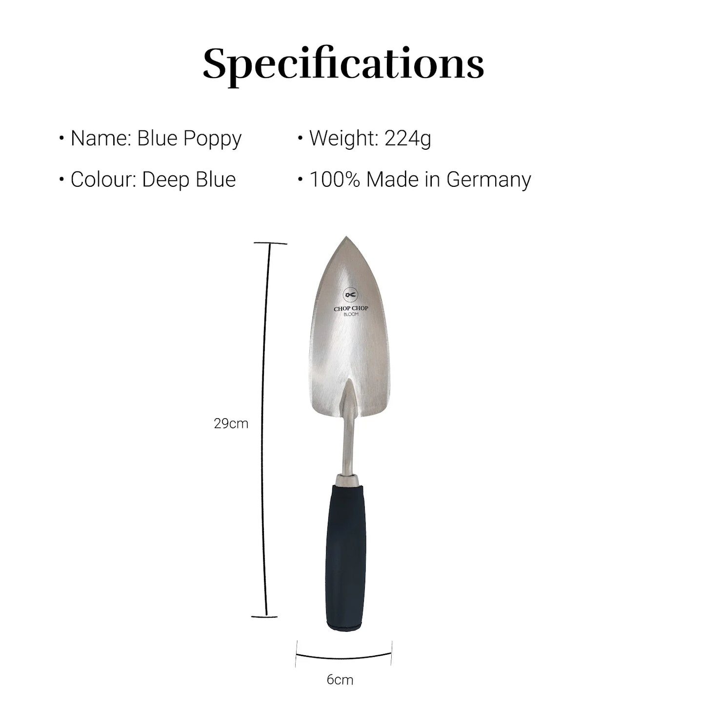 Chop Chop Bloom Schaufel Blue Poppy