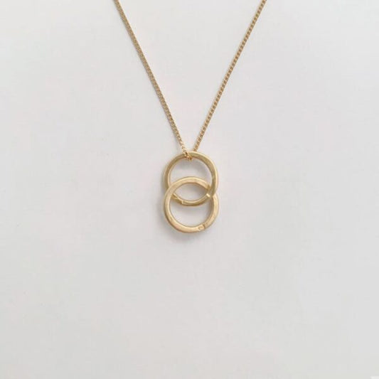 Susi Cala  Kette mit Anhänger Twin ‘S’ Sterling Silber vergoldet