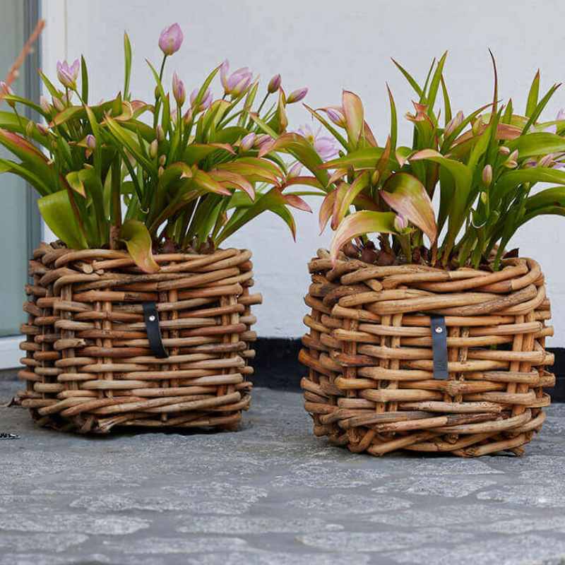 A2 Living Rattan-Korb eckig  Mini Low