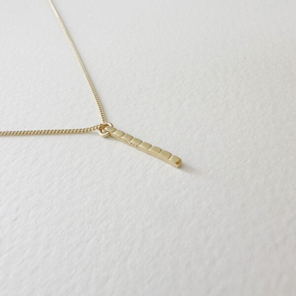 Susi Cala Camu Stick Haslkette Sterlingsilber vergoldet