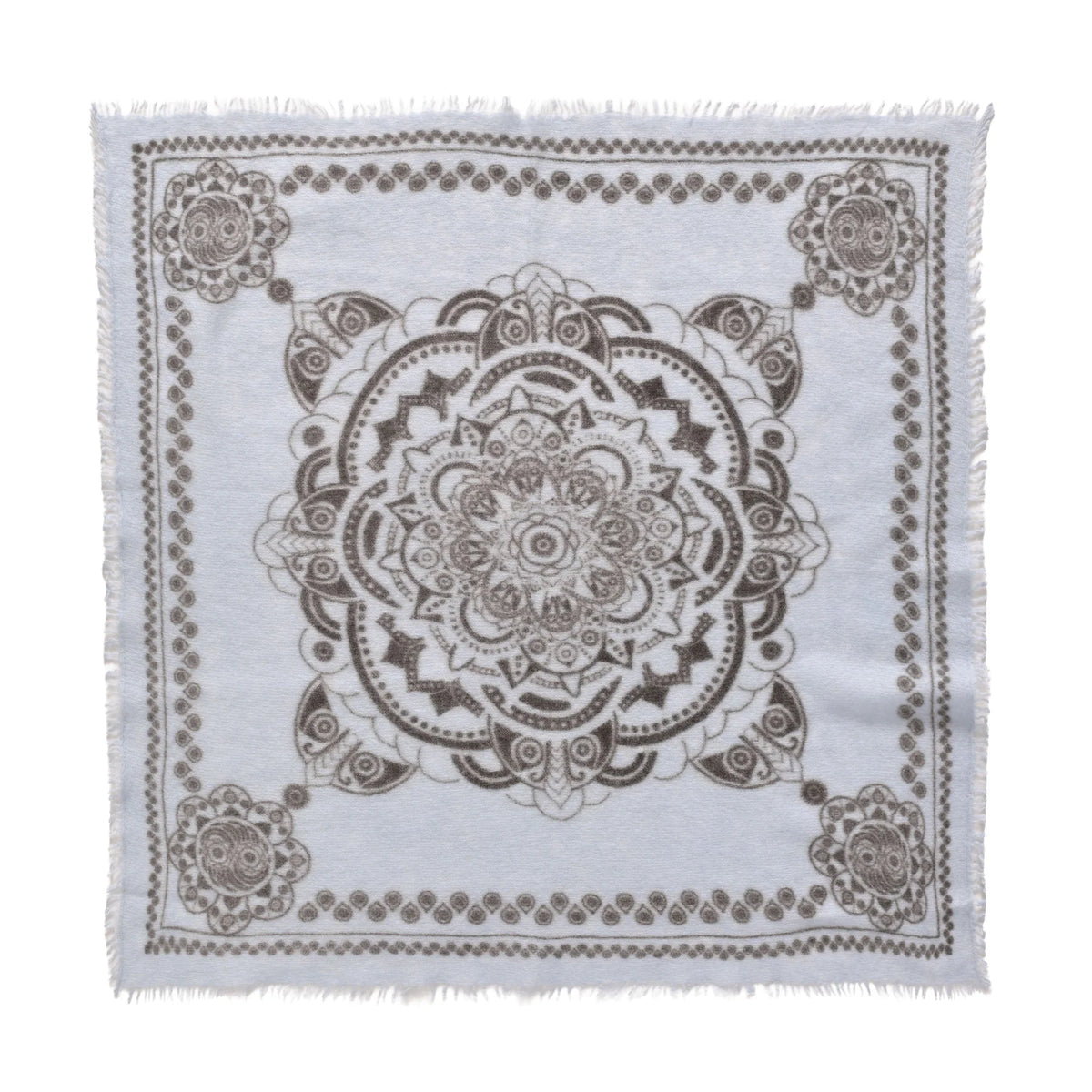 Cashmere Schal/Bandana Ornament in Frosty