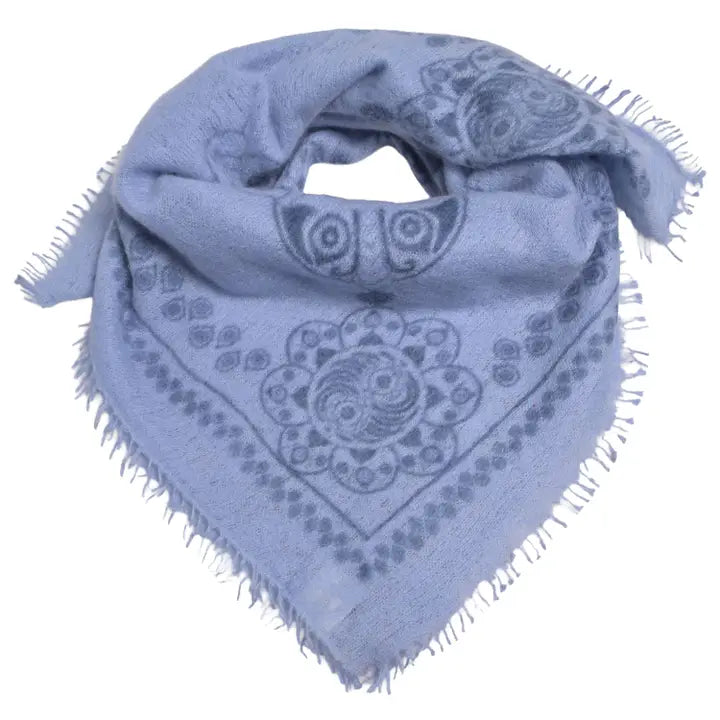 Cashmere Schal/Bandana Ornament in Arctic